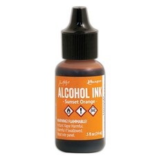 Ranger 酒精墨水 - 日落橙色, 0.5 fl oz (14 ml), 14ml, 1個