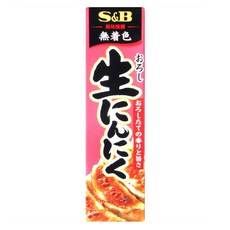 S&B 愛思必 生蒜醬,43g,1個-日式料理調味，新鮮蒜蓉，提升風味