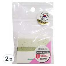URBAN LEAVES 韓國原裝綠茶吸油紙補充包 50張入, 50張, 2包