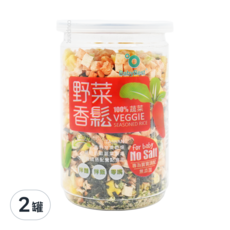 BabyBest 貝比斯特 寶寶香鬆, 兒童營養蔬菜風味, 100%蔬菜, 無鹽, 45g, 2罐