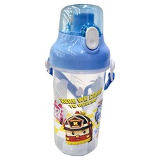 ROBOCAR POLI 波力 直飲式水壺, 藍色, 500ml, 1個