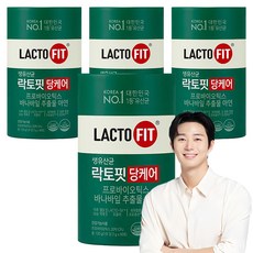 Chong Kun Dang 鍾根堂 LACTO-FIT Sugar Care巴拿巴葉&鋅益生菌粉, 120g, 4罐