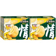 오리온초코파이 바나나맛 케이크, 444g, 4개