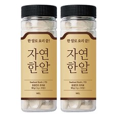 자연한알 동결건조 조미료, 90g, 2개