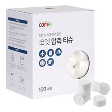 comet 壓縮紙巾, 100入, 1個