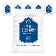 CJ BEKSUL 白雪 白砂糖, 1kg, 6個
