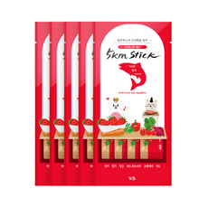 조공 오키로스틱 반려동물 파우치 간식 4p, 레드 연어, 56g, 5개