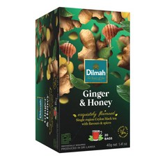 딜마 Funtea 진저 앤 허니 허브차, 2g, 20개입, 1개