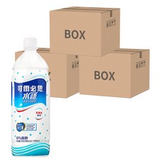 Asahi 朝日 可爾必思 水語乳酸菌飲料 12瓶, 含乳酸菌, 0%脂肪, 熱量只有29kcal/100ml, 990ml, 36瓶