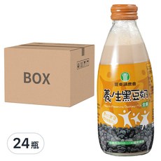 羅東鎮農會 養生黑豆奶 245毫升 x 24瓶, 245ml