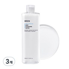 로벡틴 아쿠아 딥 클렌징워터, 400ml, 3개