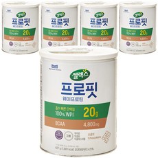 셀렉스 스포츠 웨이 프로틴 파우더 초콜릿, 627g, 5통