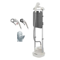 Electrolux 伊萊克斯 直立式蒸氣掛燙機 原廠保固, E7GS1-74OW, 燕麥白
