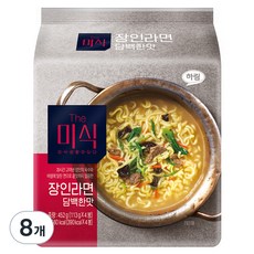더미식 장인라면 담백한맛 112g, 8개