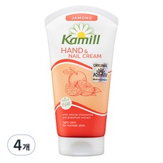 카밀 핸드&네일 크림 자몽, 75ml, 4개