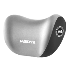 MSDYE 汽車靠枕 頭枕 記憶棉內芯, 灰色, 1個