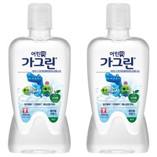 Gargling 兒童漱口水 蘋果味, 380ml, 2瓶