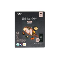 펫푸드궁 동결건조 자연식 닭가슴살 CAT 6개, 10g