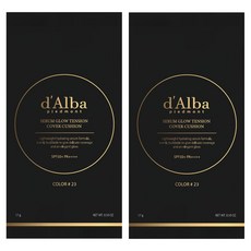 달바 세럼 글로우 텐션 커버 쿠션 리필 17g, 23호, 2개