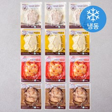 곰곰 양념 닭가슴살 세트 12팩 1200g (냉동), 1세트