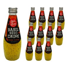 LuckSiam 羅勒籽飲料 芒果風味, 12個, 290ml
