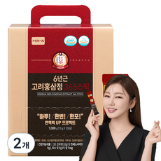 정원삼 6년근 고려홍삼정 365스틱, 1kg, 2개