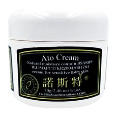 NoSte 諾斯特 天然山茶花保濕乳霜, 低敏無刺激, 嬰幼兒適用, 70g, 1罐