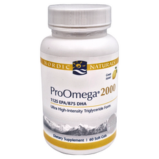 Nordic Naturals ProOmega 2000 魚油，1125 EPA/875 DHA，60 軟膠囊, 60顆, 1罐