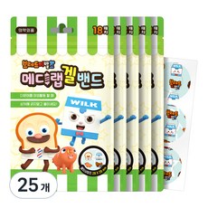 아텍스 메디랩 브레드이발소 겔밴드 18p, 25개