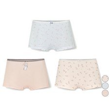 unifriend 女童款花園兔子莫代爾四角內褲 3件組
