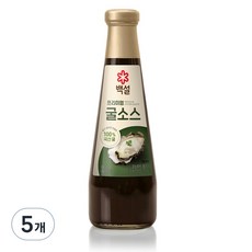 백설 프리미엄 굴소스, 5개, 500g