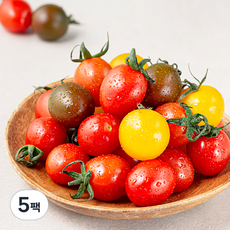 해맑은 들녘 GAP 칼라대추방울토마토, 1kg, 5팩