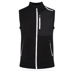 luxgolf 男款防風梭織配色針織背心背心 23-2301 LB3W303