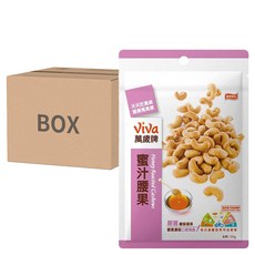 ViVa 萬歲牌 蜜汁腰果, 100g 6包, 嚴選優質腰果