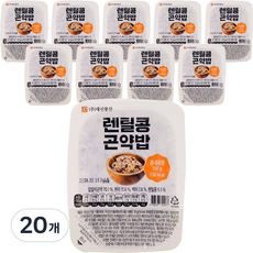 렌틸콩 곤약밥, 20개, 150g