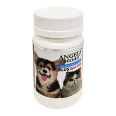 美國天使牌 Angels' Bright 天使牌 淚腺通PLUS錠, 狗狗貓貓眼睛保健, 維護眼睛健康, 90顆, 1罐