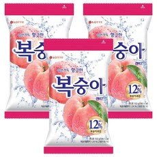 LOTTE 樂天 蜜桃味糖, 153g, 3包