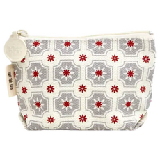 in Blooom 印花樂 小東西拉鏈包, Zipper Mini Purse, 12.5 x 8 x 3cm, 老磁磚2號/灰暮灰色, 雲塵灰色
