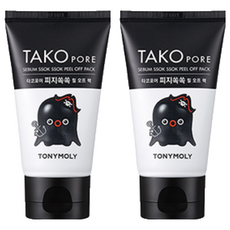 TONYMOLY 章魚去黑頭撕拉面膜, 1入, 2個