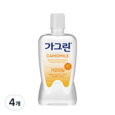 가그린 카모마일 구강청결제, 750ml, 4개