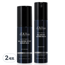 달바 남성용 올인원 밸런싱 스프레이 세럼 스킨 80ml + 밸런싱 워터 크림 50ml 세트, 2세트