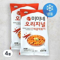 미미네 오리지널 매콤 떡볶이 (냉동), 570g, 4봉