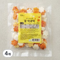 떡찌니 꽃 떡국떡 300g 4개 상품 이미지
