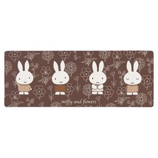 senko PVC 地墊, miffy and flowers, 45x120公分, 120 x 45 x 0.6cm, 1個