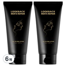 LOOKBACK 남성용 올인원 로션, 150ml, 6개