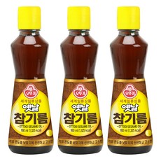 오뚜기옛날 참기름, 160ml, 3개