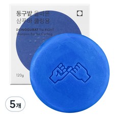 동구밭 올바른 샴푸바 쿨링용, 120g, 5개