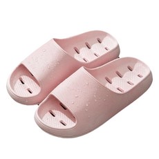 U-mop 厚底排水拖鞋, PVC材質, 38-39碼（鞋內長25cm）, 38~39(25cm), 粉色, 1雙