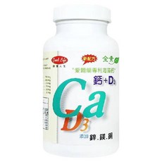 good Life 得意人生 愛爾蘭紅藻海藻鈣Ca+D3 歐寶鈣加強錠, 60顆, 1罐