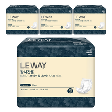 미래생활 르웨이 남녀공용 오버나이트 패드, FREE(onesize), 25매입, 4개